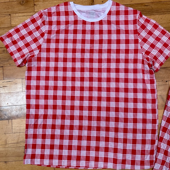 Coco Moon Hawaii like new Men’s pajama set ‘ula’ula red palaka bamboo, Large - Picture 5 of 9